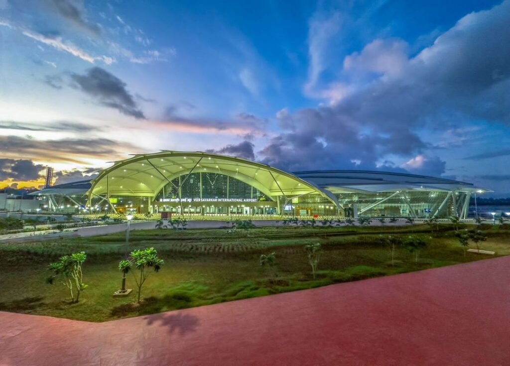 Veer Savarkar international Airport front side view 